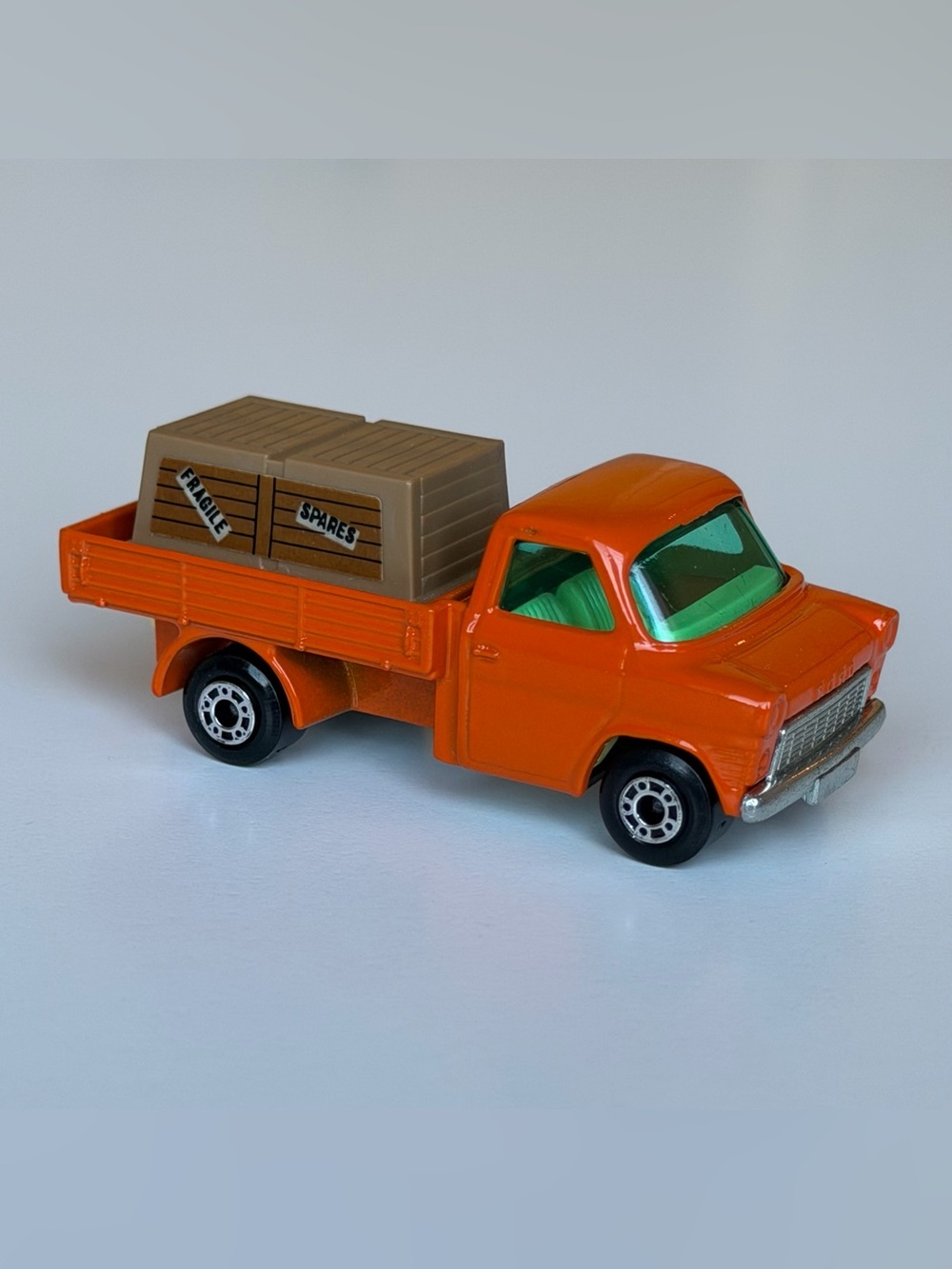 Vintage Matchbox Superfast No. 66 Ford Transit Pick Up Truck Cargo Crate Lesney